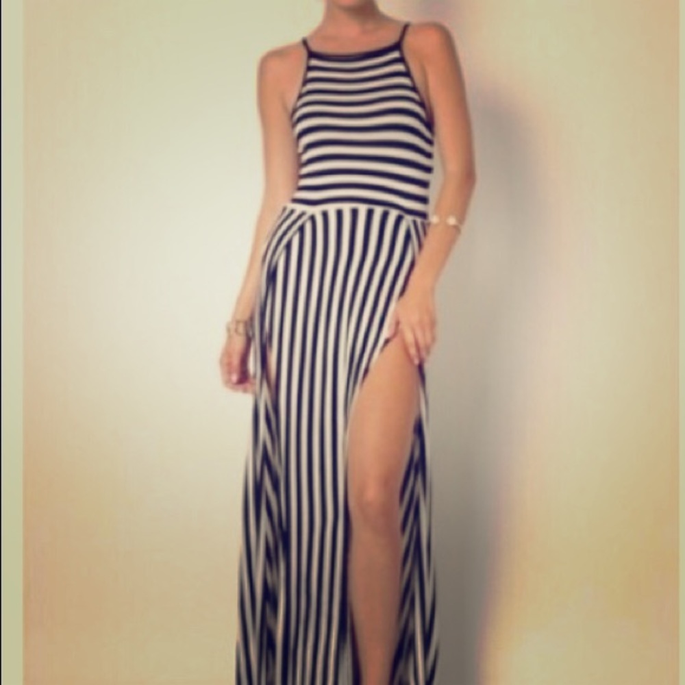 Beautiful dress with split
